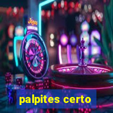 palpites certo